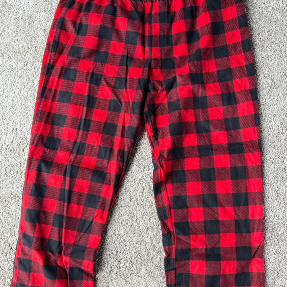 Target Red and Black Plaid Sweatpants